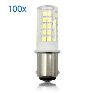 BA15D LED Light Bulb 64-2835 Ceramics Lamp Fit Singer FW 221/301A/401A Pack 100 - Picture 1 of 7