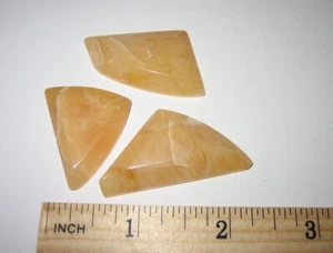 3 RARO! PIEDRAS CRISTAL AZEZTULITA AMARILLO SATYALOKA PULIDO CAÍDO INDIA 25,7 g - Imagen 1 de 5