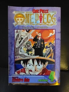 One Piece manga Volume 4 Gold Foil First Edition 1st Print Viz Shonen FAST SHIP - Picture 1 of 6