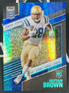 2022 Panini Donruss Elite Blue Status #182 Brittain Brown /275 RC RAIDERS - Picture 1 of 2