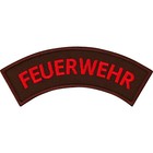 Feuerwehr Aufnäher/Aufbügler Beruf Geschenk Feuerwehrmann Abzeichen 100x40mm
