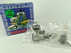 NIB England A-M 1cc Silencer Diesel Model Airplane Engine - Picture 1 of 4