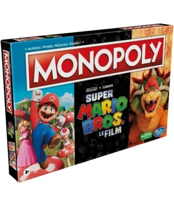 Monopoly super Mario bros le film Jeux De Société Familial Idée Cadeau Noël  - Photo 1/4