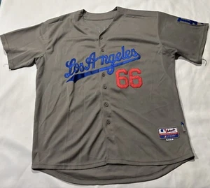 MENS YASIEL PUIG #66 LOS ANGELES DODGERS MLB BASEBALL SHIRT JERSEY SIZE 56 XXXL - Picture 1 of 8