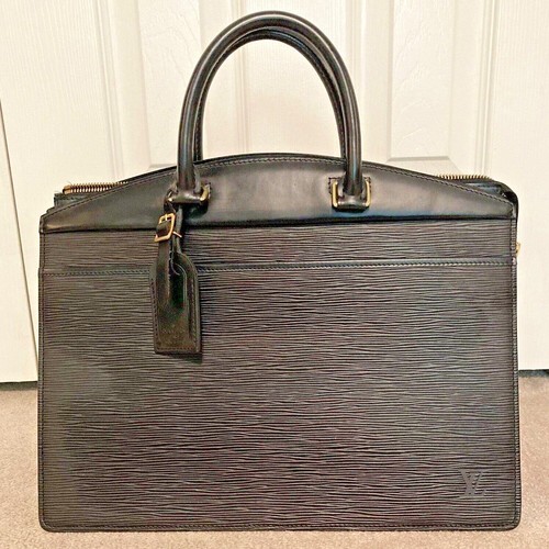 LOUIS VUITTON（LV） Autentica borsa a tracolla Louis Vuitton Epi Riviera M48182 in pelle (nero oro)