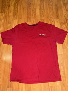 Nautica T Shirt Mens Size XL Red - Picture 1 of 6