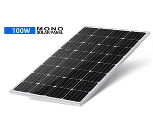 100 Watt 12V Mono Solar Panel 100W Off Grid Battery Charge Power Home RV Trailer - Picture 1 of 15