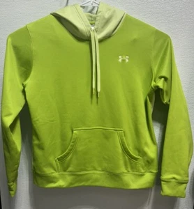 Under Armour Youth Green Hooded Pullover Hoodie Size Large - Picture 1 of 4
