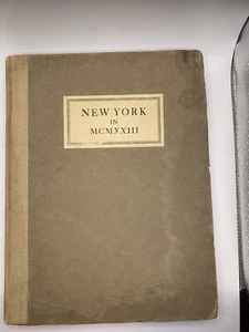 NEW YORK IM MCMXXIII BUCH - Bild 1 von 18