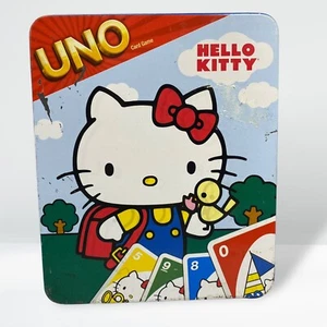 Rare UNO Hello Kitty 2012 Sanrio Mattel Tin Misprint Error Packaging (OBO) - Picture 1 of 9