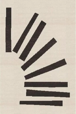 Handmade Modern Abstract Hand Tufted Area Rug For Living Room Bedroom Offices - Image 1 of 3