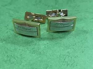 Authentic Preowned S T Dupont Men's Cufflinks Set R10 - Picture 1 of 9