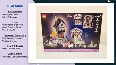 LEGO Disney Tim Burton's The Nightmare Before Christmas Decor 21351, Sealed, US - Image 1 of 4