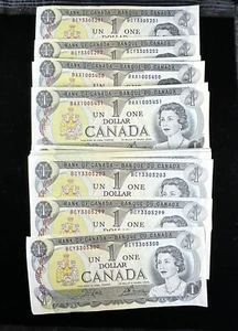 1973 Bank of Canada Consecutive 100 Notes with Four Replacements - Bild 1 von 2