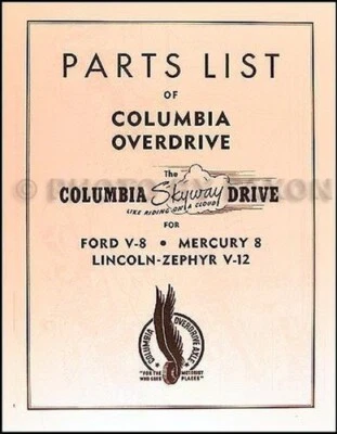 Manuali Ford E Lincoln Columbia Overdrive Set Di Quattro 1942 1946 1947 1948 - Immagine 1 di 3