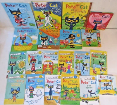 Pete The Cat Lot Of 20  James Dean Childrens Book Lot Learning To Read - Image 1 of 3
