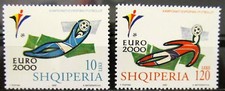 Albania 2000. UEFA European Euro Football Championship. Set MNH. Mi 2761-62