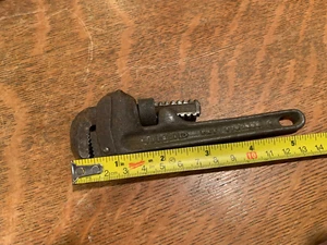 Llave de tubo de acero Ridgid Ridge Tool Co. 6" pequeña resistente Ohio EE. UU. - Imagen 1 de 7