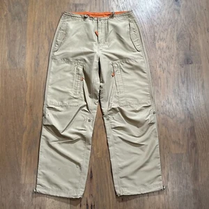 Vintage Gap Pants Mens S Brown Paratrooper Military Surplus Cargo Pockets Baggy - Picture 1 of 15