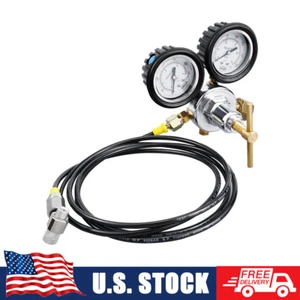 Nitrogen Regulator Shock Fill Kit 8' Hose w/ No Loss Chuck For ATV Off-road Bike - Picture 1 of 9