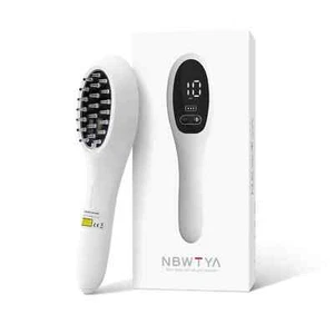 Masajeador eléctrico del cuero cabelludo con tratamiento de luz roja de grado peine láser para el crecimiento del cabello EE. UU. - Imagen 1 de 24