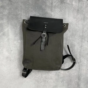 Mochila Sandqvist Alva Algodón Lona Con Detalles Cuero Gris Beluga - Imagen 1 de 24