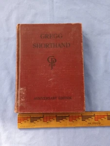 Antique Penmanship Book Hardcover 1929 GREGG SHORTHAND - Picture 1 of 6