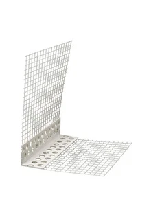 Gewebewinkel 200 cm Eckwinkel PVC Fassade Kantenschutz Kantenprofil Gewebe 2m - Bild 1 von 11
