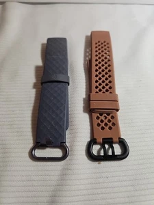 Original Fitbit  Sport Band Gray And Beige BRAND NEW - Picture 1 of 3