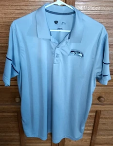Nike Dri Fit Seattle Seahawks Hombres XL Polo Golf Camisa NFL Equipo de Entrenamiento - Imagen 1 de 5