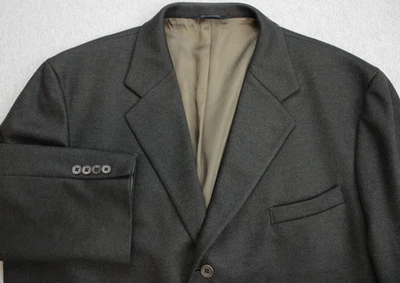 Blazer Brooks Brothers Para Hombre 48R Gris 100% Lana 3 Botones Sin Estructura Foto 1 de 4