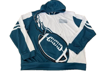 Philadelphia Pennsylvania Sudadera con Capucha Para Hombres XL Verde Azulado Azul Blanco Pullover PN NUEVO SIN ETIQUETAS Foto 1 de 4