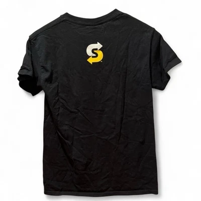 Camiseta Subway negra para adultos - talla pequeña LN - así es como te envolves 🌯 Foto 1 de 3