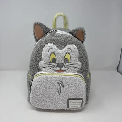 Mini mochila de felpa 2025 Disney Parks Figaro Cat Pinnochio Loungefly nueva en paquete difícil de encontrar Foto 1 de 4