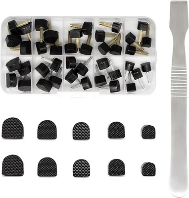 High Heels Tips Shoes Repair Caps, 20 Pairs Shoe Heel Repair, U Shape Heel Ca... - Image 1 of 4