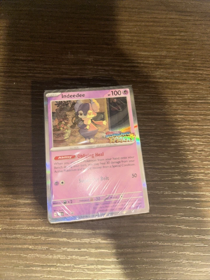 Indeedee 154 Sv: Scarlet & Violet Promo Cards Holo *SEALED* - Image 1 of 3