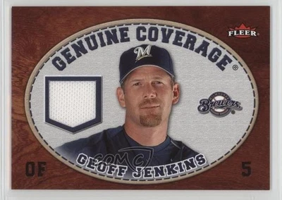 2007 Fleer Genuine Coverage Memorabilia Geoff Jenkins #GC-GJ - Image 1 of 2