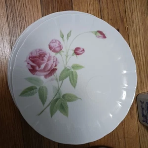 3 VINTAGE MADE EXPRESSLY FOR LORD TAYLOR IN JAPAN TEA ROSE PORCELAIN - Picture 1 of 3