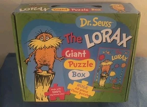 Dr. Seuss der Lorax riesiges Bodenpuzzle KOMPLETT 48 große Puzzleteile KOSTENLOSER VERSAND - Bild 1 von 14