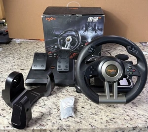 PXN V3 Pro gaming STEERING WHEEL Pedals Shift 180 degree For PS3 PS4 Xbox Switch - Picture 1 of 7