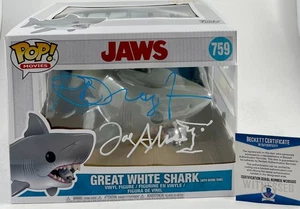 Richard Dreyfuss & Joe Alves signiert JAWS Weißer Hai Funko POP Beckett Echtheitszertifikat - Bild 1 von 9