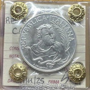 Der Republik Italienisch Münze Livre 500 Glocke 1989 Sealed - FDC - Picture 1 of 3