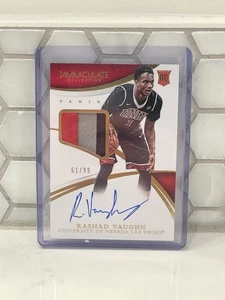 2015 Panini Immaculate Collection Collegiate Rashad Vaughn Patch Auto /99 - Picture 1 of 2