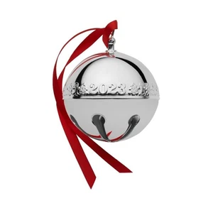 2023 Silver Plated Sleigh Bell Ornament, 53rd Edition - Picture 1 of 2