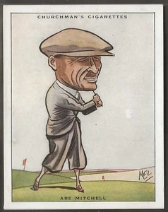 CHURCHMAN-PROMINENT GOLFERS 1931 (L12 LARGE SIZE)-#06- ABE MITCHELL - Picture 1 of 2