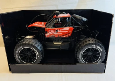 1:14 RC Monster Truck Red 4WD Off-Road Big Tires USB Rechargeable Remote Control - Image 1 of 4