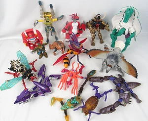 Lot of 15 Vintage Transformers BEAST WARS Action Figures Hasbro 1996-2001 - Picture 1 of 12