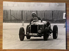 Lea Francis racing at a VSCC Silverstone. Old Vintage car photo