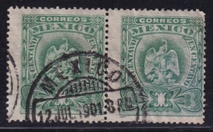 ucx75 Mexico 1899 Eagle snake cactus Sc#294 - Picture 1 of 1