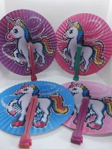 6 x Einhorn Fächer Mitgebsel Tombola Kindergeburtstag  - Bild 1 von 3